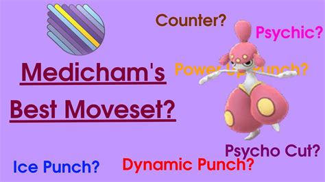 medicham moveset|medicham pokemon go moveset.